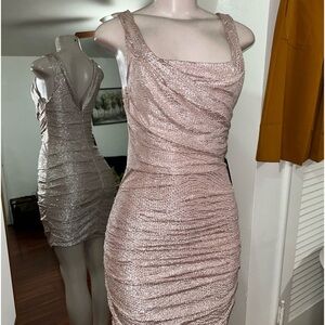 Shimmer Mini Dress Express Small New with Tags